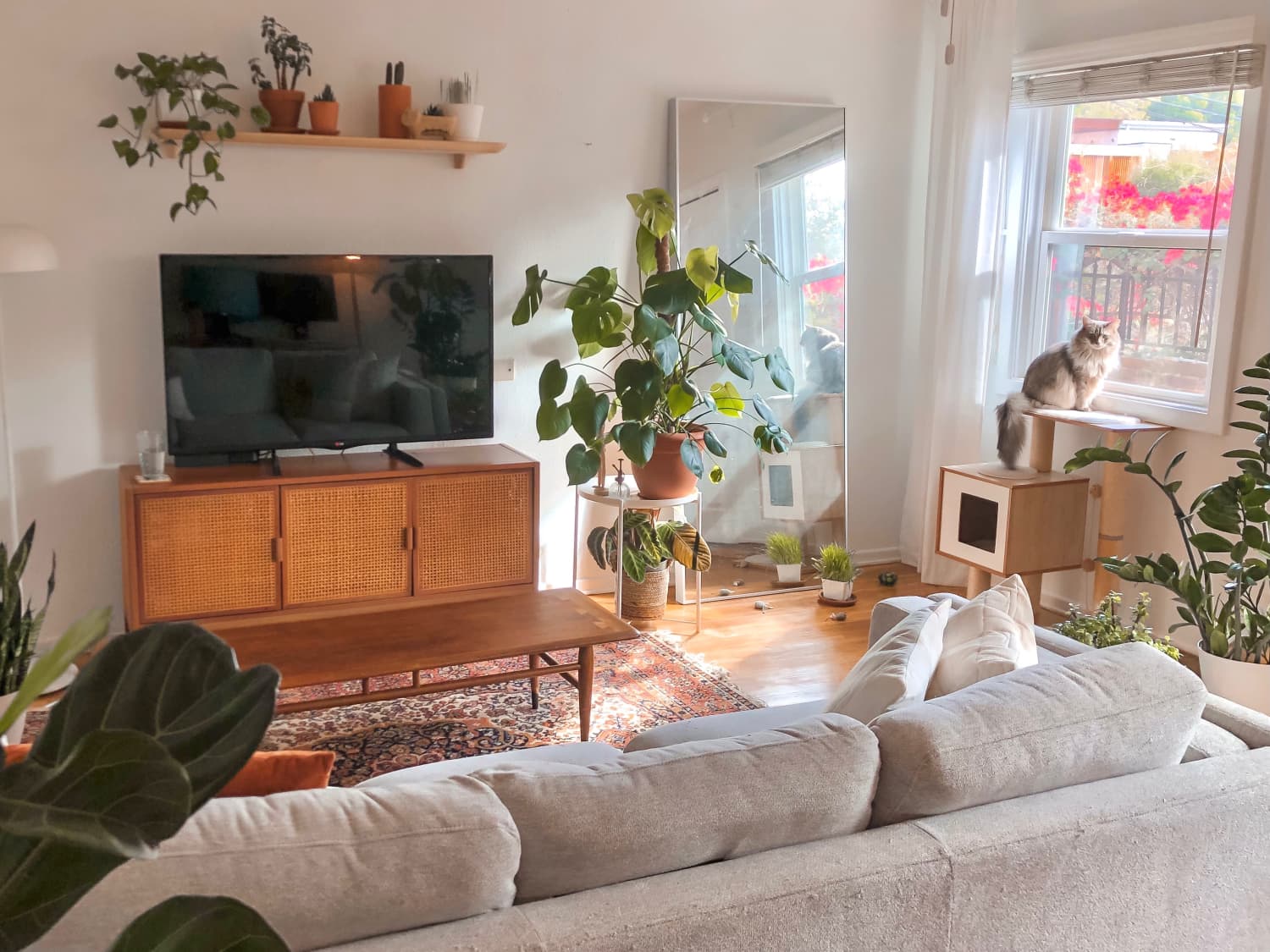 Target caned shop tv stand